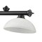 Z-Lite Cordon 3 Light Billiard, Matte Black & White Linen 2306-3MB-DWL14 - alternate 3